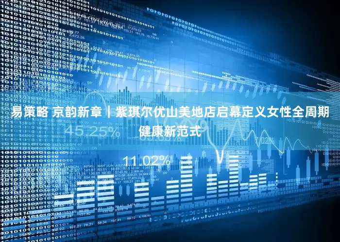 易策略 京韵新章｜紫琪尔优山美地店启幕　定义女性全周期健康新范式